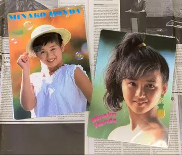 혼다 미나코 책받침 2장 세트 미사용품