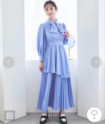 트렌티안손 드 모드 플리츠 원피스