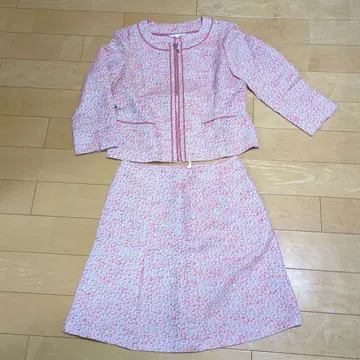 ANAYI 핑크 계열 스커트 셋업 38 포멀 일본제