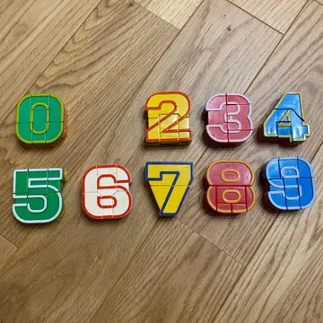 당시물 숫자 변형 로봇 0~9 (1 제외)