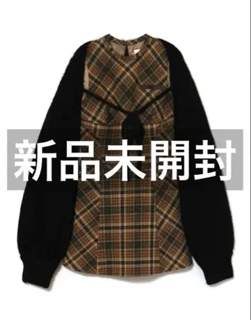 andmary Mimi 체크 세트 미니 드레스