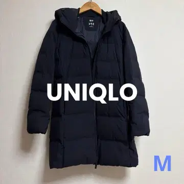 유니클로 심리스 다운 네이비 M