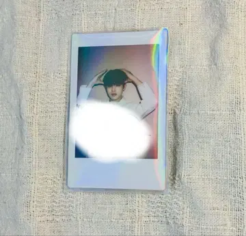 younite 원호 친필 사인 폴라로이드