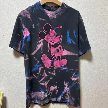 미키마우스 타이다이 T셔츠 90s 구제 빈티지