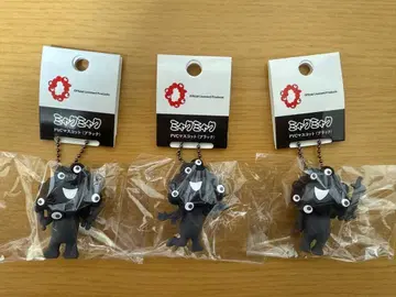 오사카 간사이 만박 블랙 미야쿠미야쿠 PVC 마스코트 키링 abc 1개