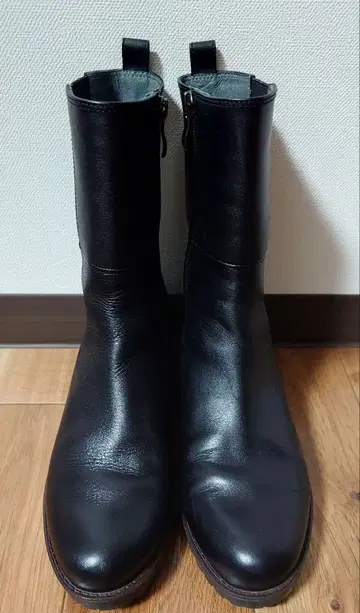 모드 카오리 첼시 부츠 블루 그립