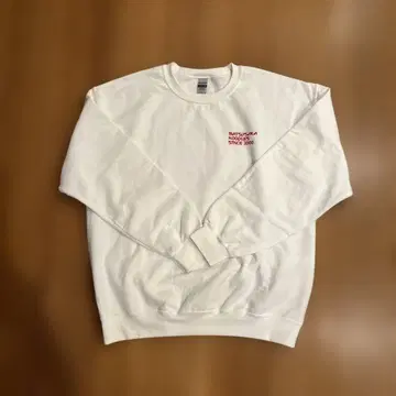 GILDAN 화이트 맨투맨 L