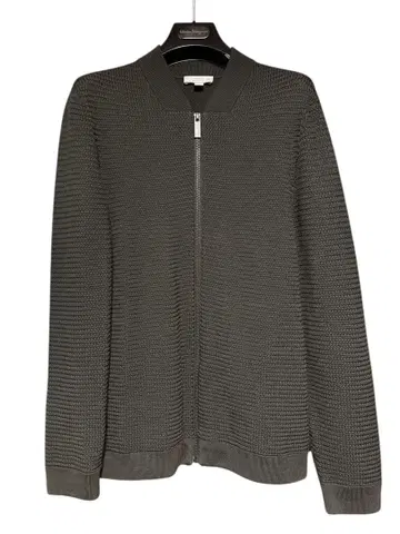 COS 올리브 다크 그린 집업 가디건