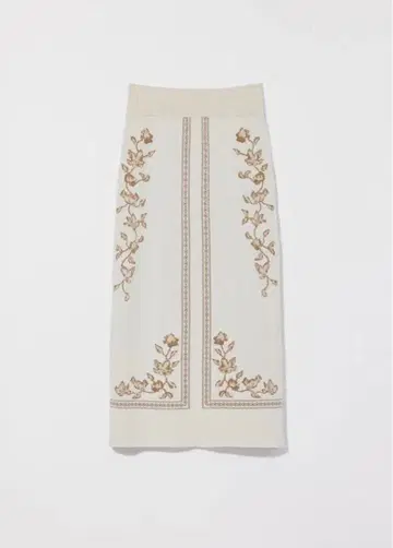 [ eaphi ] SCARF MOTIF KNIT SKIRT