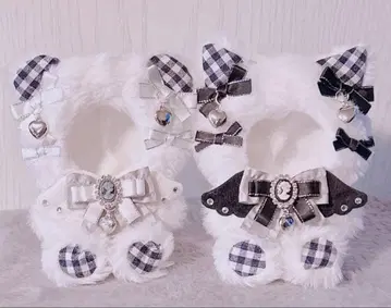 앉은 인형옷 10cm 니지파펫용 인형옷 왼쪽 하양