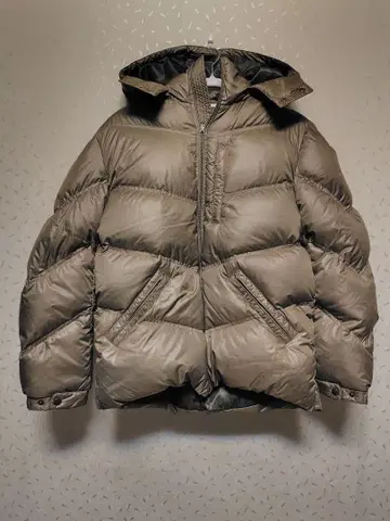 후드 부착 다운 자켓 다운 페더 황금 비율 미사용품 사이즈 L