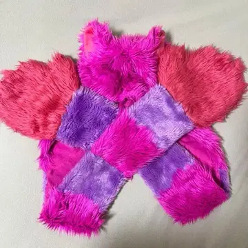 체셔 고양이 후드 부착 머플러 도쿄 디즈니 리조트 머플러 팬캡