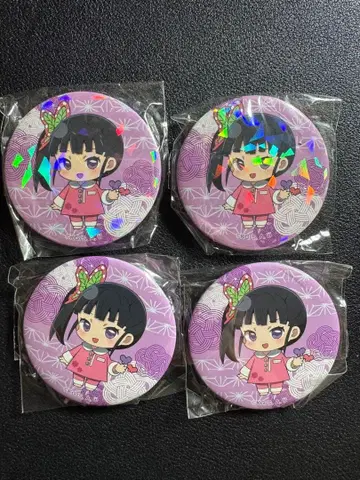 귀멸의 칼날 카나오 캔뱃지 파자캐릭터 4개