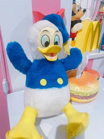 러버 페이스 빈티지 도널드 덕 봉제 인형