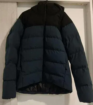 티고라 패딩 자켓 알루미늄 축열 패디드 후드 자켓 그린 L 사이즈