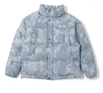 Blessu 타이다이 패턴 다운 자켓