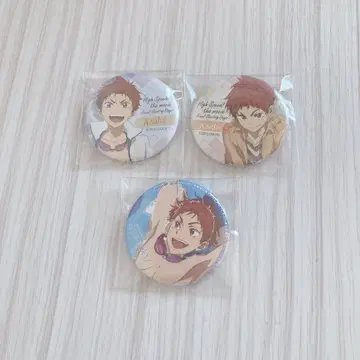하이 스피드 캐릭터 배지 컬렉션 시이나 아사히 캔뱃지 세트