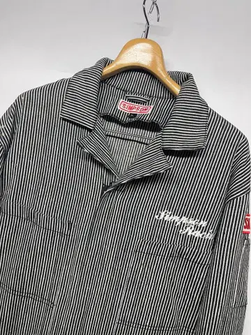 양호 SIMPSON 시슨 히코리 스트라이프 점프 수트 츠나기 3L