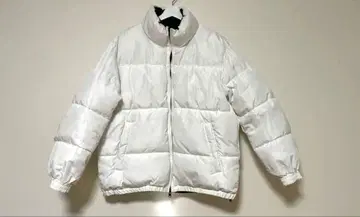 WEGO 화이트/블랙 리버서블 에코 다운 자켓