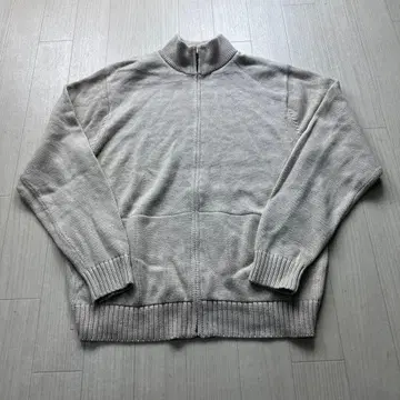 L.L.Bean 모크넥 집업 울 니트 스웨터