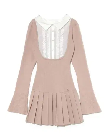 andmary Lotta frill mini dress