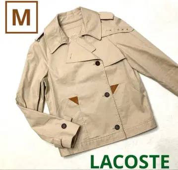 LACOSTE 베이지 트렌치코트 M 사이즈