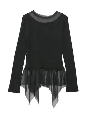 FLAREUP Layered Lace Frill Long Sleeve