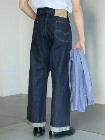 [ 101 100주년 ] 카우보이 와이드 셀비지 데님 [ 완판 ]