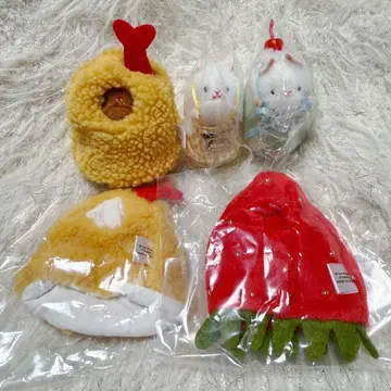 [ 6개 세트 ] 쥐 봉제 인형 & 키구루미 컬렉션 가챠