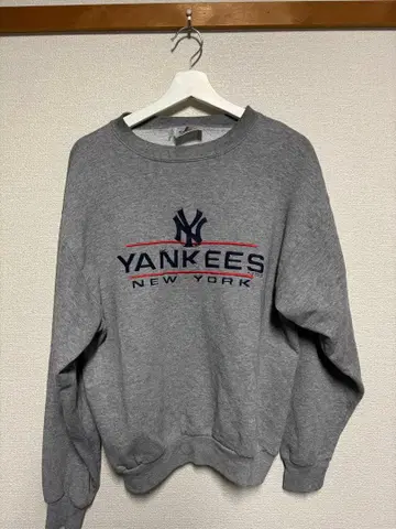 Yankees 맨투맨 그레이 Logo Athletic