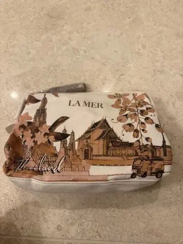 타이 항공 퍼스트 클래스 어메니티 라 메르 타이 풍경 파우치