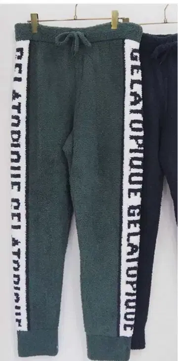 미사용 남성용 팬츠 젤라피케 그린