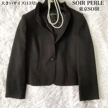 SOIR PERLE 도쿄SOIR 카츠야마오리 블랙 포멀 자켓 13호