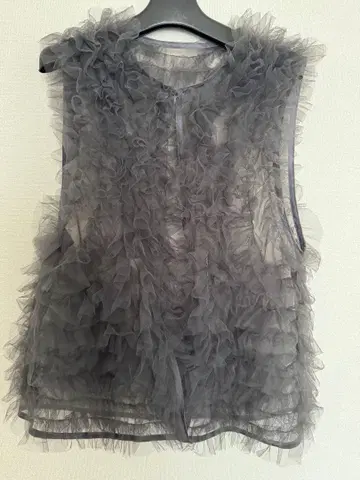 eimee law 에이미 로 튤 베스트 차콜 그레이