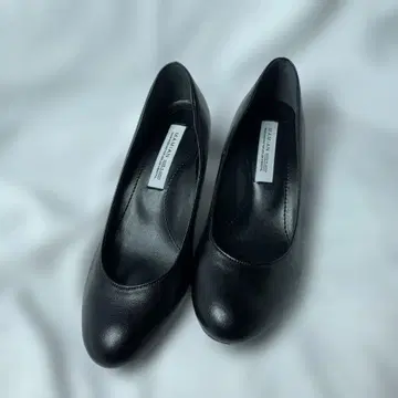 MAMIAN 블랙 가죽 펌프스 약 5cm 힐