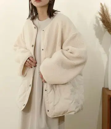 NOAHL 퀼팅 x 보아 절개 코트