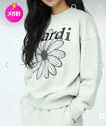 Mardi 플라워 그래픽 트레이닝복