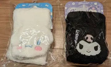 산리오 캐릭터 복슬복슬 머플러 시나모롤 & 쿠로미