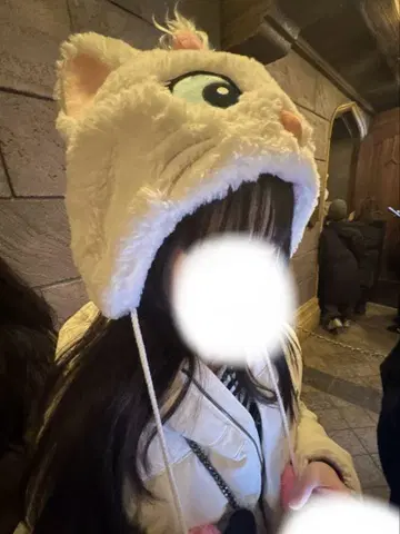 마리 팬캡 디즈니 아리스토캣 모자 마리