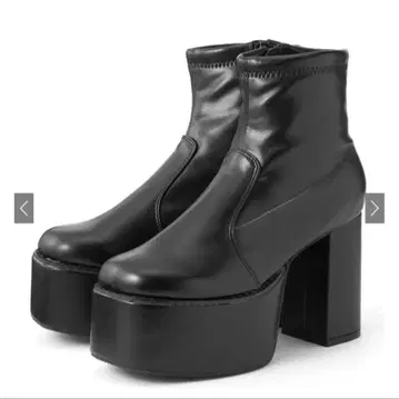 GRL 스트레치 통굽 숏부츠 24.5cm