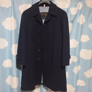 LONDON FOG 네이비 체스터 코트 s 사이즈