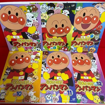 호빵맨 애니메이션 DVD 04 시리즈 7권~12권 6장 세트