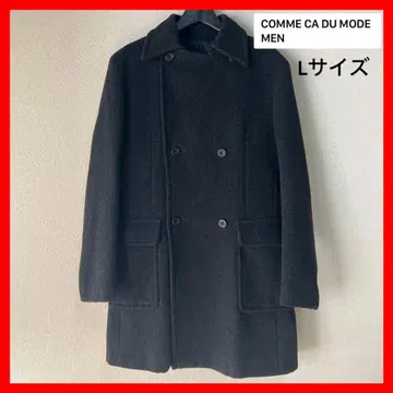 정가 5만 [꼼사데모드] 새상품급 남성용 코트 L 블랙 일본제
