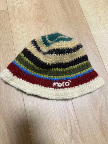 MOROMORO 2 니트 모자 보더