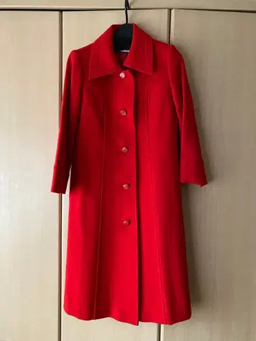 ROGA 빨간색 롱 코트 9호