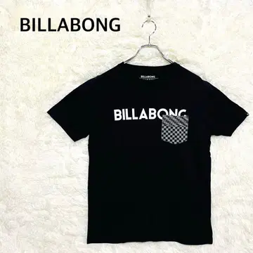 빌라봉 체크 무늬 포켓 T셔츠 M 사이즈 반팔 크루넥 M 사이즈