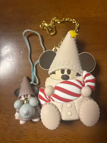 [ 2개 세트 ] 디즈니 크리스마스 릴린린 백참, 가챠가챠