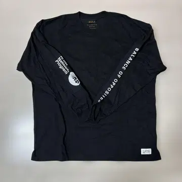 RVCA 블랙 긴팔 T셔츠 M 사이즈