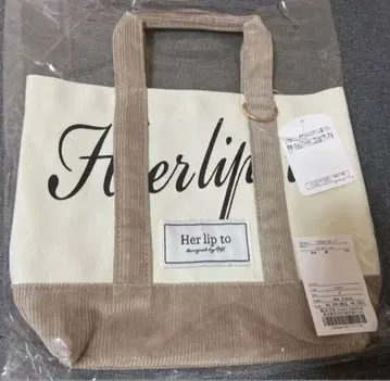 herlipto 미니토트 토트백 아이보리 화이트