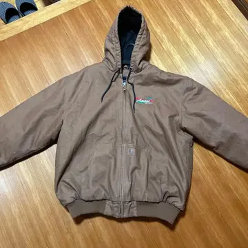 WHITE BEAR 액티브 자켓 덕 후드티 기업 자수